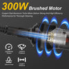 Image of Cordless Pressure Washer With 6 In 1 Nozzle Portable Electric Power Washer High Pressure Water Sprayer 1000PSI Car Washer Cleaner with 6000mAh 21V Rec