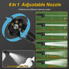 Image of Cordless Pressure Washer With 6 In 1 Nozzle Portable Electric Power Washer High Pressure Water Sprayer 1000PSI Car Washer Cleaner with 6000mAh 21V Rec