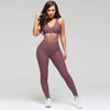 Image of Nikki's Anti-Cellulite Tummy Control Textured 2 Piece Workout Set