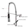 Image of Kitchen Sink Faucet Pull Down Sprayer