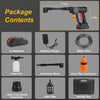 Image of Cordless Pressure Washer With 6 In 1 Nozzle Portable Electric Power Washer High Pressure Water Sprayer 1000PSI Car Washer Cleaner with 6000mAh 21V Rec