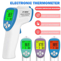 Digital Infrared Forehead Thermometer LCD Display