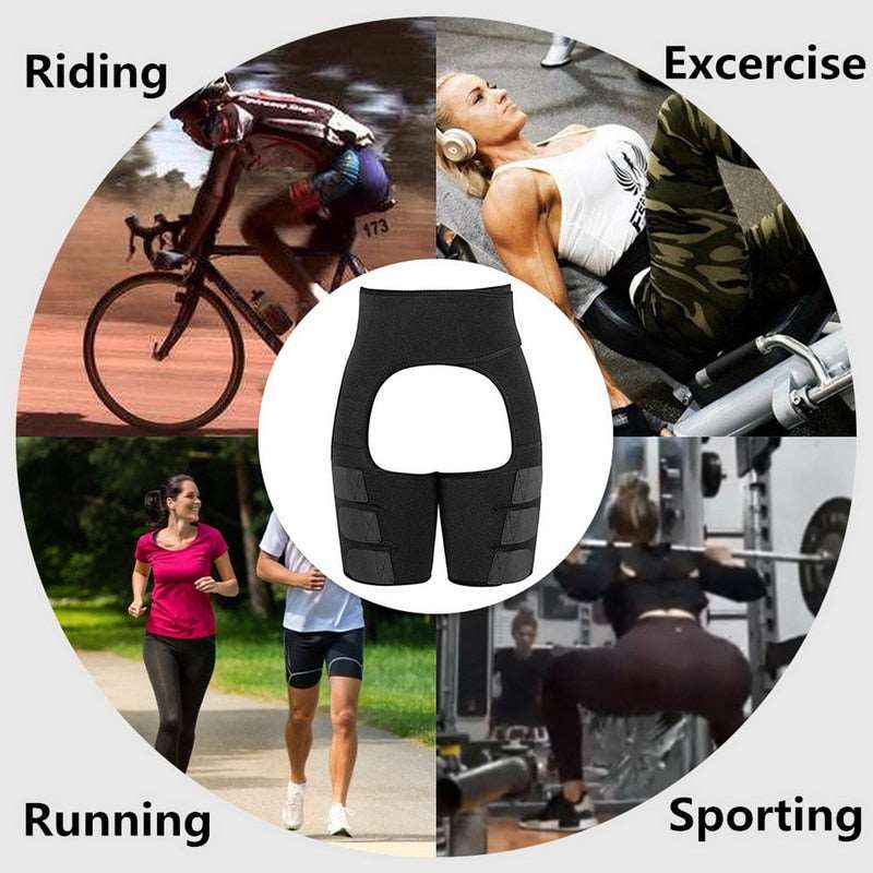Neoprene Thigh Shaper Sweat Thigh Trimmers Leg Shaper Lose Weight Slimming Belt Butt Lifter Compress Belt