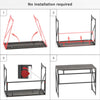 Image of Folding Desk Writing Computer Desk for Home Office - No-Assembly Study Office Desk Foldable Work Table