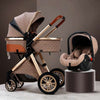 Image of Lightweight 3-In-1 - Best Luxury Baby Stroller With Car Seat Base