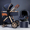 Image of Lightweight 3-In-1 - Best Luxury Baby Stroller With Car Seat Base