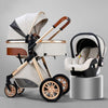 Image of Lightweight 3-In-1 - Best Luxury Baby Stroller With Car Seat Base