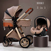 Image of Lightweight 3-In-1 - Best Luxury Baby Stroller With Car Seat Base