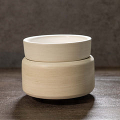 Stone Ivory 2-in-1 Candle Warmer for Jar Candles & Wax Melts