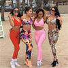 Image of Nikki's Anti-Cellulite Tummy Control Textured 2 Piece Workout Set