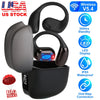 Image of Wireless V5.4 Open Ear Earbuds with Earhook LED Display Charging Case IPX5 Waterproof 300Hrs Standby Time Touch Control Stereo Sport Headphones for Wo