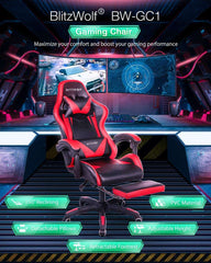 Gaming Chair  Ergonomic Design 150°Reclining