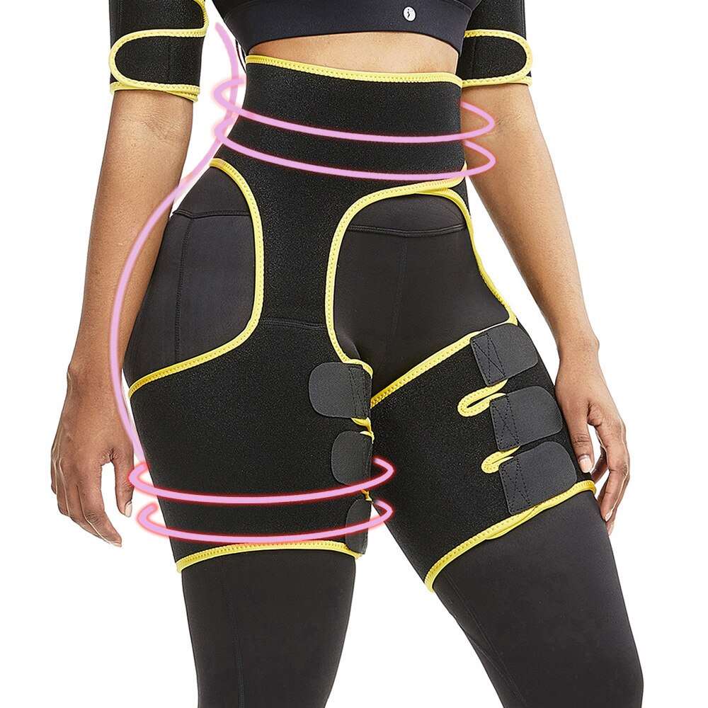 Neoprene Thigh Shaper Sweat Thigh Trimmers Leg Shaper Lose Weight Slimming Belt Butt Lifter Compress Belt