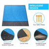 Image of Waterproof Pocket Beach Blanket Folding Camping Mat Mattress Portable Lightweight Mat Outdoor Picnic Mat Sand Beach Mat