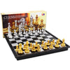 Image of Medieval Chess Set With High Quality Chessboard