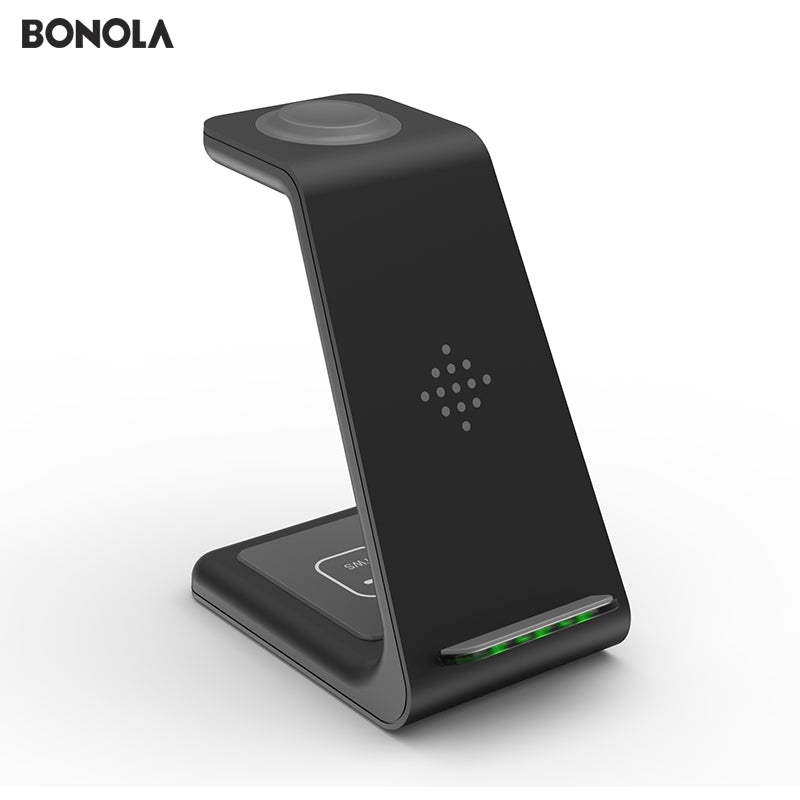 Wireless Charger 3 in 1 For iPhone 11/Xs AirPods Apple Watch