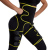 Image of Neoprene Thigh Shaper Sweat Thigh Trimmers Leg Shaper Lose Weight Slimming Belt Butt Lifter Compress Belt