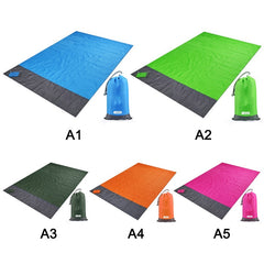 Waterproof Pocket Beach Blanket Folding Camping Mat Mattress Portable Lightweight Mat Outdoor Picnic Mat Sand Beach Mat