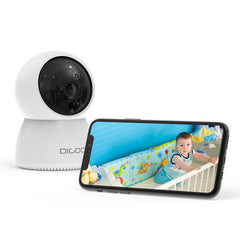 Smart IP Camera 2 Megapixel 355° PTZ Night Vision Movement Detection Baby Home Security Monitor