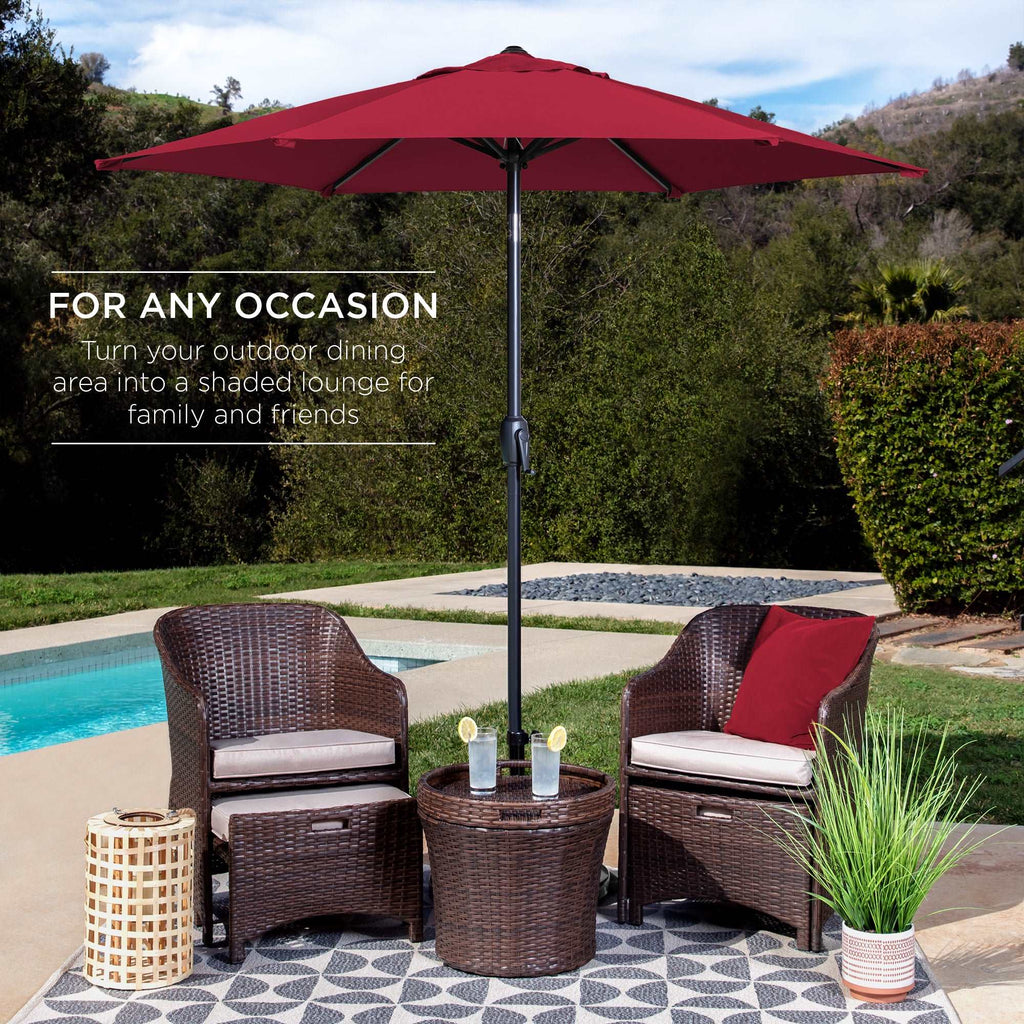 7.5ft Heavy-Duty Outdoor Market Patio Umbrella - AfkaBoutique711237963272