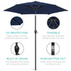 Image of 7.5ft Heavy-Duty Outdoor Market Patio Umbrella - AfkaBoutique711237963272