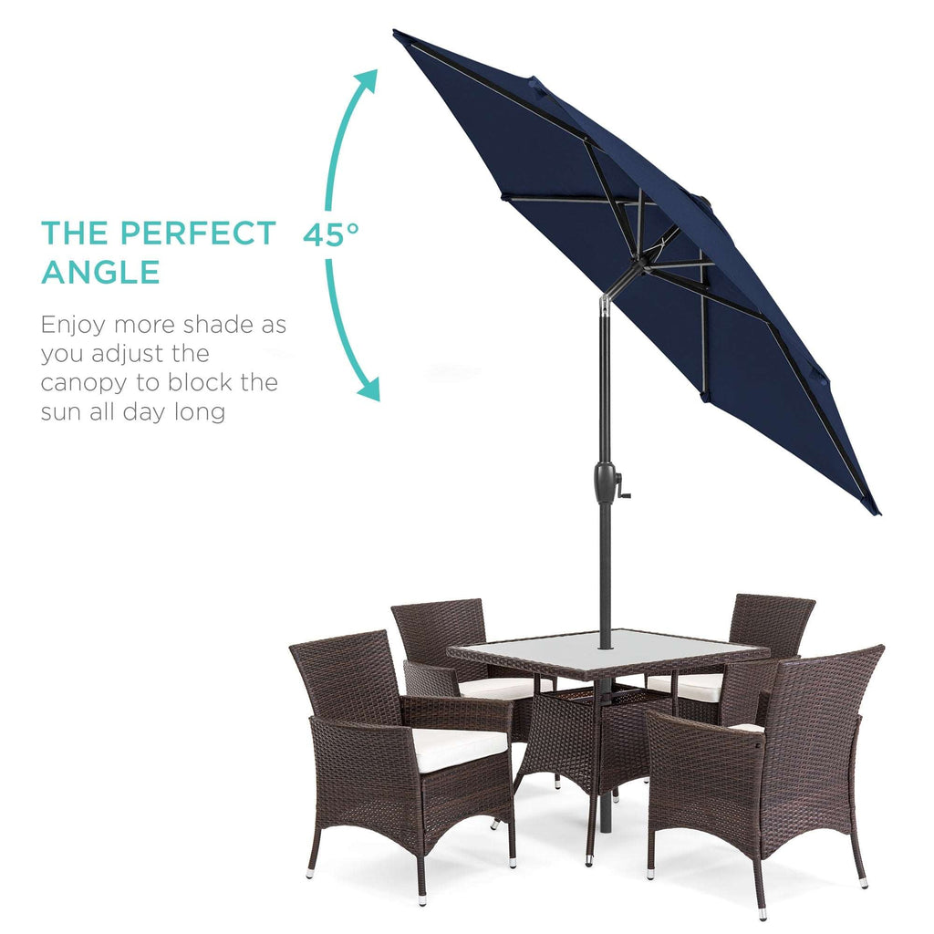 7.5ft Heavy-Duty Outdoor Market Patio Umbrella - AfkaBoutique711237963272