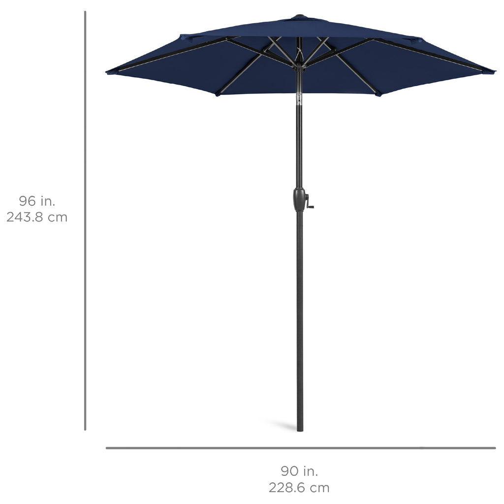7.5ft Heavy-Duty Outdoor Market Patio Umbrella - AfkaBoutique842957121021