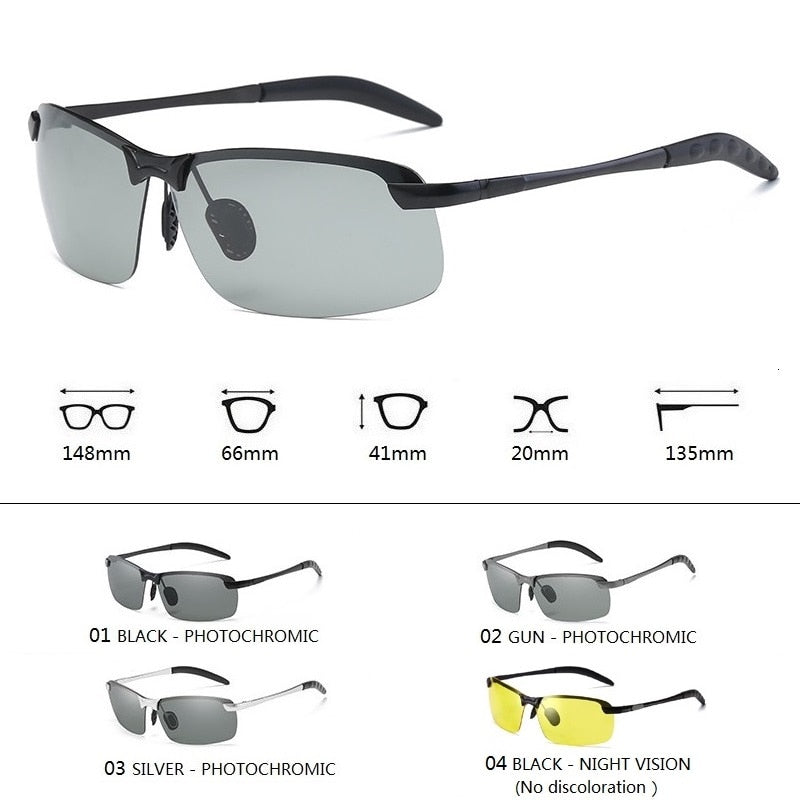 Photochromic Sunglasses Men Polarized