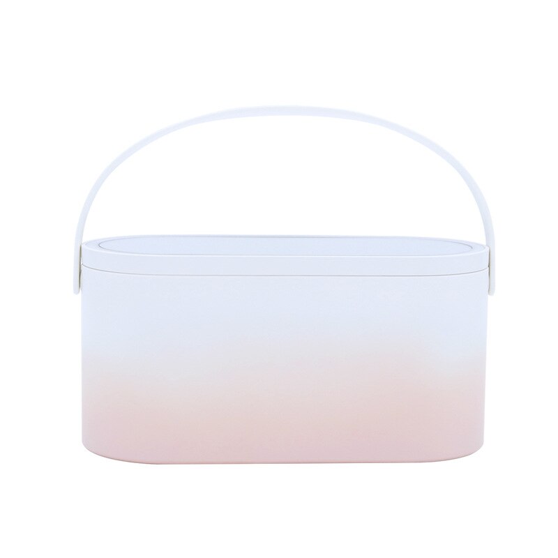 Portable Make-up Box with Make-up Mirror, Desk Lamp