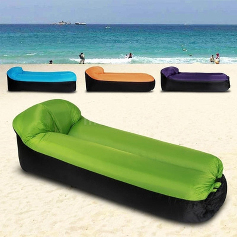 Waterproof Inflatable sofa bag Beach Lounge Chair camping Sleeping Bags