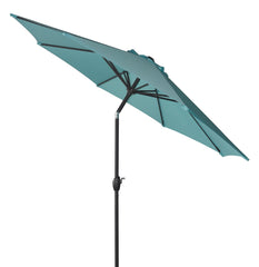 9' Steel Outdoor Patio Tilt Umbrella Sun Shade