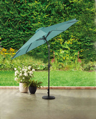 9' Steel Outdoor Patio Tilt Umbrella Sun Shade - AfkaBoutique711237963272