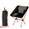 Image of Portable Collapsible Moon Chair Fishing Camping BBQ Stool