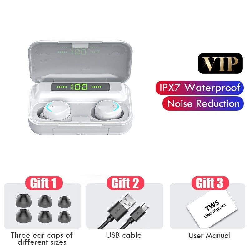 TWS Bluetooth 5.0 Earphones 2200mAh Charging Box Wireless