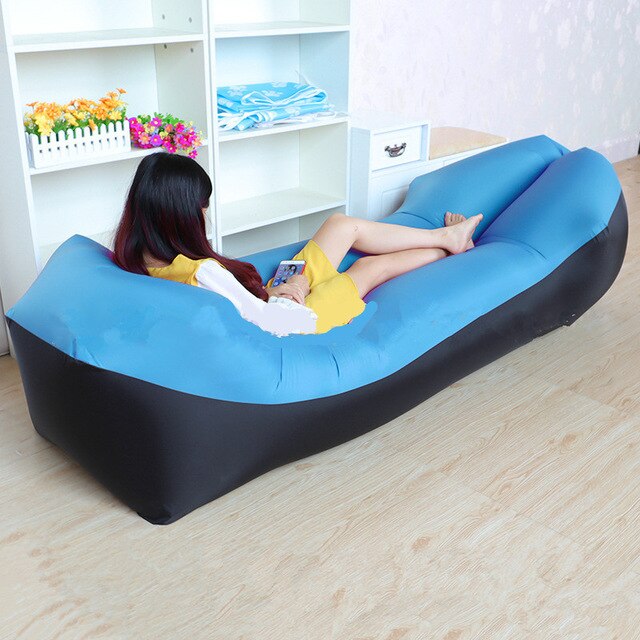 Waterproof Inflatable sofa bag Beach Lounge Chair camping Sleeping Bags