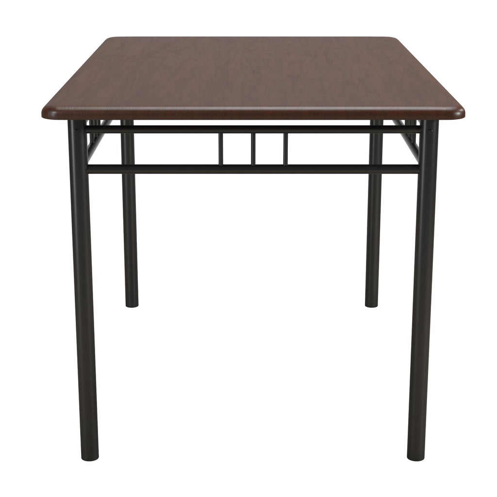 Traditional 5-Piece Wood & Metal Dining Table Set - Dinning Room Table Chairs Furniture