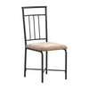 Image of Traditional 5-Piece Wood & Metal Dining Table Set - Dinning Room Table Chairs Furniture