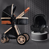 Image of Lightweight 3-In-1 - Best Luxury Baby Stroller With Car Seat Base