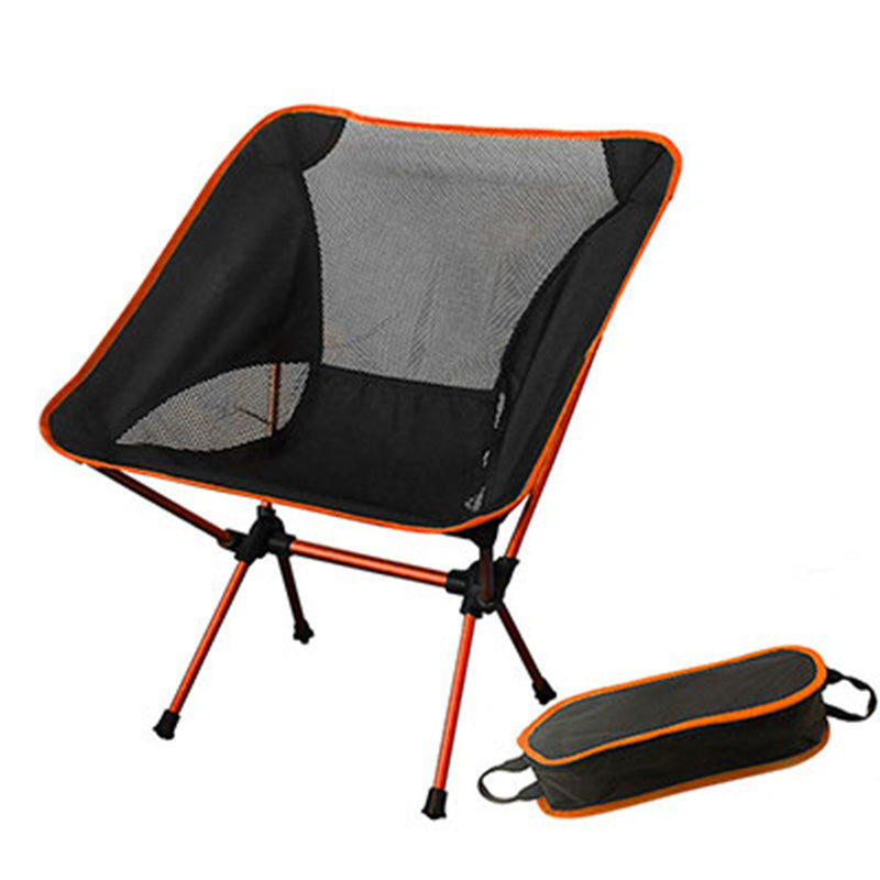 Portable Collapsible Moon Chair Fishing Camping BBQ Stool