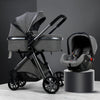 Image of Lightweight 3-In-1 - Best Luxury Baby Stroller With Car Seat Base