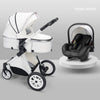 Image of Lightweight 3-In-1 - Best Luxury Baby Stroller With Car Seat Base