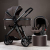 Image of Lightweight 3-In-1 - Best Luxury Baby Stroller With Car Seat Base