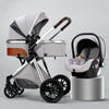 Image of Lightweight 3-In-1 - Best Luxury Baby Stroller With Car Seat Base