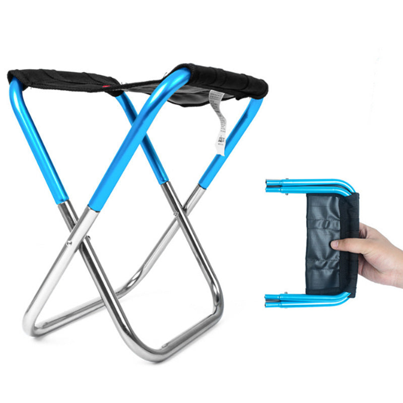 Portable Collapsible Moon Chair Fishing Camping BBQ Stool
