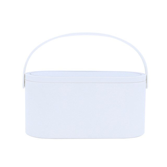 Portable Make-up Box with Make-up Mirror, Desk Lamp