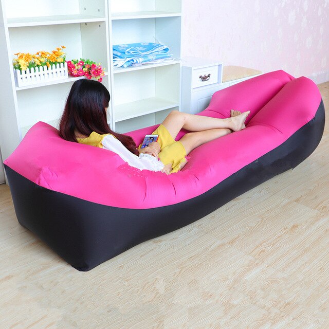 Waterproof Inflatable sofa bag Beach Lounge Chair camping Sleeping Bags