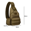 Image of USB Chest Bag Single Shoulder Camping Backpack Military Tactical Sports Bags Outdoor Hiking Army Mochlia Molle Camo Sack