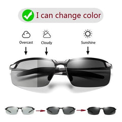 Photochromic Sunglasses Men Polarized