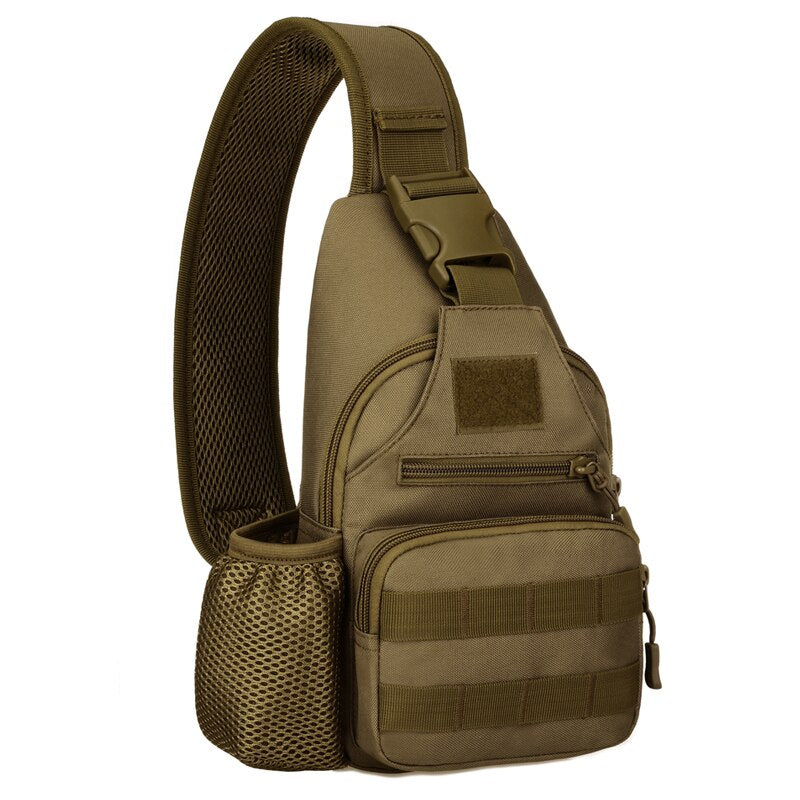 USB Chest Bag Single Shoulder Camping Backpack Military Tactical Sports Bags Outdoor Hiking Army Mochlia Molle Camo Sack
