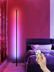 Symphony floor lamp colorful dimming decoration live three-color lamp living room bedroom